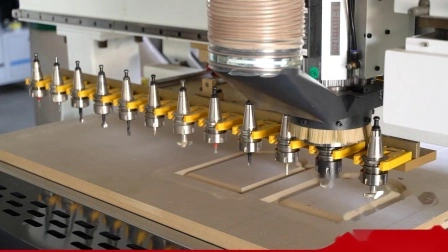 12 pezzi frese cambio utensile automatico macchina router CNC per la lavorazione del legno