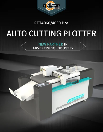Realtop Mini Plotter da taglio per scatole di cartone a superficie piana Rtt4060